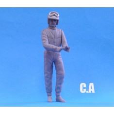 1/12 F1 Driver - Standing Figure Type 3 - C.A. (1 Resin Figure + Helmet)