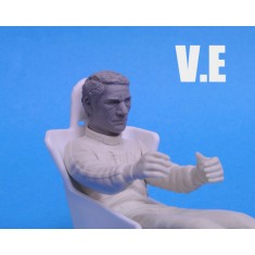 1/12 F1 Driver / Driving Figure Type 7 - V.E. (1 Resin Figure + Helmet)