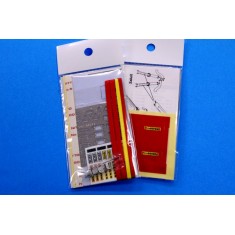 1/12 Seatbelt Set with Shoulder Pads