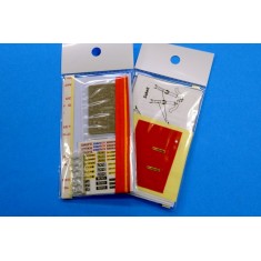 1/20 Seatbelt Set with Shoulder Pads