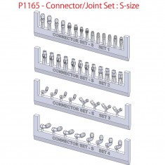 Connector/Joint Set #S-size for 1/20 1/24 kits