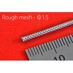 Metal Mesh Hose #Rough Mesh (diameter: 1.5mm, length: 89mm, 5pcs)