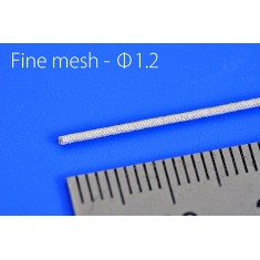 Metal Mesh Hose #Fine Mesh (diameter: 1.2mm, length: 89mm, 5pcs)