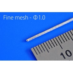 Metal Mesh Hose #Fine Mesh (diameter: 1.0mm, length: 89mm, 5pcs)