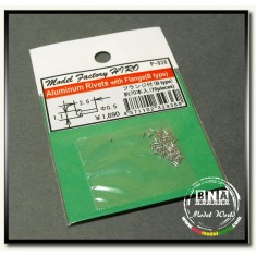 Aluminum Rivets with Flange (70pcs)