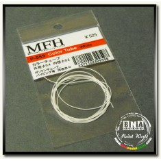 Color Tube - White (Outer Diameter: 0.4mm, Inner Diameter: 0.2mm)