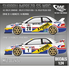 1/24 Subaru Impreza S5 WRC K. Holowczyc Decal for Tamiya kits