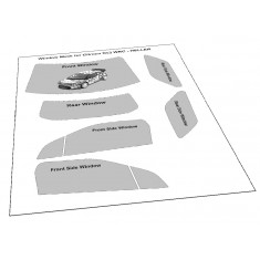 1/24 Citroen DS3 WRC Heller Window Masking