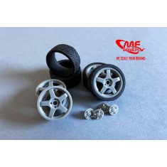 1/24 Lancer EVO Enkei Tarmac Pirelli Tyres Wheels for Hasegawa kits