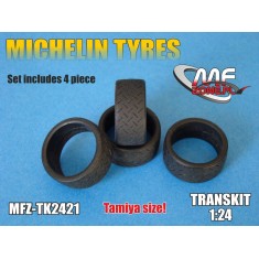 1/24 18'' Michelin Slick Tyres 4pcs