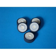 1/24 18'' Lancia Wheels (5 Resin Wheels + 5 Tyres) for Hasegawa kits