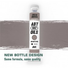 Oil Paint - Cream Brown for German Yellow (20ml)