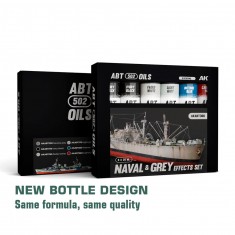 Oil Paint Set - Naval and Grey Effects (6x 20ml)