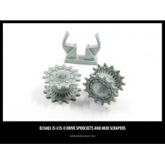 1/35 JS-I/II Drive Sprockets & Mud Scrapers for Tamiya/Dragon/Zvezda/Trumpeter kits