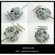 1/35 T-64B Turret w/Anti-radiation Liner & PE Parts for Trumpeter kits