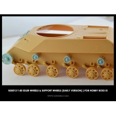 1/35 T-50 Idler Wheels & Support wheels (early type) for Hobby Boss kits