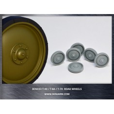 1/35 T-40/60/70 Road Wheels for MiniArt/Hobby Boss kits (12pcs)