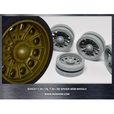 1/35 T-34/76 & T-34/85 Spider Web Wheels for Dragon/Zvezda kits