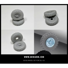 1/35 Soviet Truck ZiL-131 Wheel Sets w/Extra for Bronco/ICM kits (6pcs) 