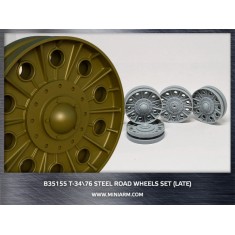 1/35 T-34/76 Steel Road Wheels Set (late) for Dragon/Zvezda kits