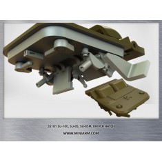 1/35 Su-100/Su-85/85M Driver Hatch for Zvezda/Dragon/Miniart kits