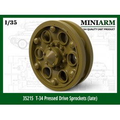 1/35 T-34 Pressed Drive Sprockets Late Type for Zvezda/Dragon/Miniart