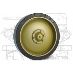 1/35 Su-76 Roadwheels set for Zvezda kit