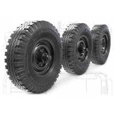 1/35 UaZ-469 Sagged Wheel set (4pcs and extra) for Zvezda kits