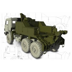 1/35 KamaZ-5350 MTP Technical Support Machine Conversion set for Zvezda/Dragon kits