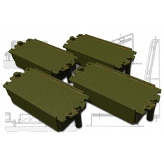 1/35 T-72B3M Contact-1 AFV ERA Block (New type) 40pcs for Meng/Trumpeter kits