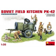 1/35 Soviet Field Kitchen PK-42 (Field Kitchen+4 figures)