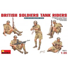 1/35 British Soldiers Tank Riders (5 figures)