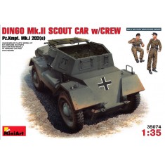 1/35 British Scout Car Dingo Mk.II (Pz.Kmpf.Mk.I 202 e) w/Crew