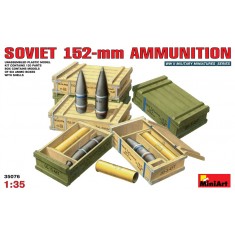 1/35 Soviet 152mm Ammunition (6 Ammo Boxes + Shells)