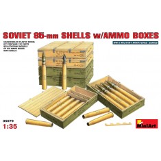 1/35 Soviet 85mm Shells w/Ammo Boxes (6 Boxes)