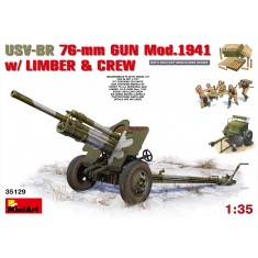 1/35 USV-BR 76mm Gun Mod.1941 with Limber & Crew