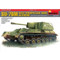 1/35 Soviet Self-Propelled Gun SU-76M w/Crew (5 figures) - Special Edition