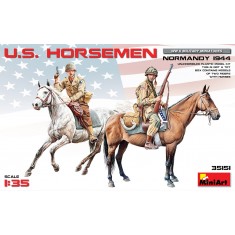 1/35 US Horsemen Normandy 1944 (2 figures & 2 horses)