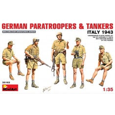 1/35 German Paratroopers & Tankers Italy 1943 (5 figures)