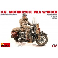 1/35 US Motorcycle WLA with Rider