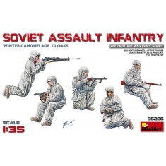1/35 Soviet Assault Infantry (Winter Camouflage Cloaks)