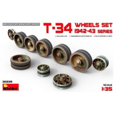 1/35 Soviet Medium Tank T-34 Wheels Set 1942-1943 Series