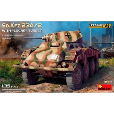 1/35 Sd.Kfz.234/2 Armoured Car with Luchs Turret [Interior Kit]