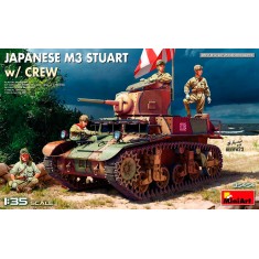 1/35 Japanese M3 Stuart With Crew
