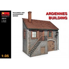 1/35 Ardennes Building (Building Size L x H x W: 251mm x 285mm x 148mm)