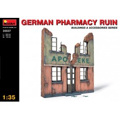 1/35 German Pharmacy Ruin (Size L x H x W: 160mm x 195mm x 40mm) 