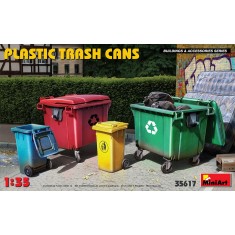 1/35 Plastic Trash Cans (4pcs)