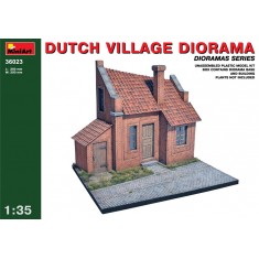 1/35 Dutch Village Diorama (Building+Diorama Base, Base Size: 250mm x 200mm)