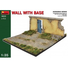 1/35 Wall w/base (Diorama Base+Wall, Base Size: 207mm x 173mm)