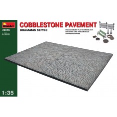 1/35 Cobblestone Pavement (Accessories+Diorama Base, Base Size: 336mm x 249mm)